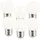Luminea Retro Birne 6er Set 1 W E27 50 lm weiß