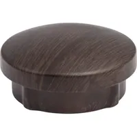 Pfostenkappe ALBERTS Palitio Ø 7,1 cm braun Holzdekor dunkel