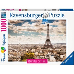 Ravensburger Puzzle Puzzle Highlights Beautiful Skylines - Paris, 1000 Puzzleteile, Made in Germany, FSC® - schützt Wald - weltweit bunt
