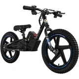 Actionbikes Motors Elektro-Laufrad, 16 Zoll, Kinder-Balance-Bike m. 250 Watt, Scheibenbremsen, 3 Geschwindigkeitsstufen (Blau)