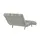 Switch Relaxliege Delphi Velours 120 x 84 x 168 cm Grau