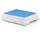 VOUNOT Vounot® Rutschfester Tritthocker bis 180 kg, Steighilfe & Einstiegshilfe Trittstufe 50x40x10 cm Blau