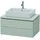 Duravit L-Cube 82x54,7cm, betongr ma, f Kons, 2 Schub.