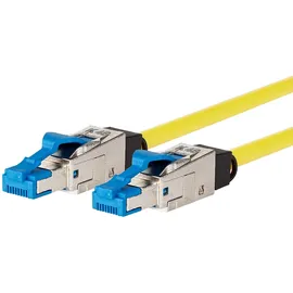 Metz Connect Patchkabel 40G AWG 26 1,0 m gelb