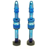 e*thirteen ETHIRTEEN Quick Fill Tubeless Presta Ventile 19-23mm - 2 Stück Blau Modell 2024