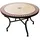 Marrakesch Orient & Mediterran Interior Mosaiktisch 80 x 80 x 45 cm Beige/Bordaux