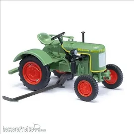 BUSCH H0 Fendt F 15 mit Mähbalken