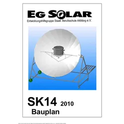 Bauplan Fertigungszeichnung Solarkocher SK14
