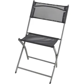 Mojawo 3tlg Bistroset Gartenmöbelset Outdoormöbel Balkon klappbar Farbauswahl - Grau