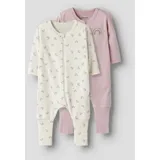 NAME IT NBFNIGHTSUIT 2P Zip Ff Jet Rainbow Noos Jet Stream/Burnished Lilac 68