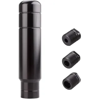 bartoo Schaltknauf aus Aluminium, Universeller Langer Schalthebel für Manuelle Schaltung, Schalthebel mit 3 Gewindeadaptern M8, M10, M12,