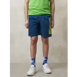 Blauer für Herren. 24SBLUN02522 Gerade blauer Badeanzug (XL), Strandbekleidung, Nylon