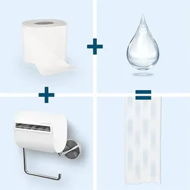 BIDEO bideo® (Toilettenpapierhalter, mit Befeuchtungsfunktion