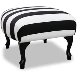 Casa Padrino Sitzhocker Barock 60 x 41 x 85 cm Schwarz