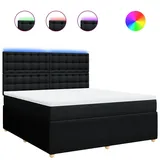 vidaXL Boxspringbett 180 x 200 cm Schwarz