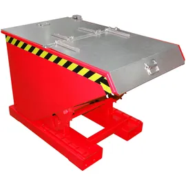 Bauer Südlohn Kippbehälter Stahl 300 l rot