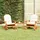 vidaXL 3-tlg. Garten-Lounge-Set Akazie braun