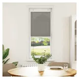 vidaXL Plissee Anthrazit 50x100 cm Stoffbreite 49,4 cm Polyester,
