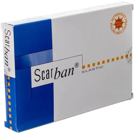 Scarban Elastic Waschbarer Silikonverband 5x7,5cm Stück 2 + Reinigungsseife 50ml