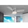 GLOBO Alana 105 cm buche/silber mit Licht