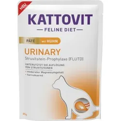 KATTOVIT Urinary Nassfutter Katze Paté Huhn 10x85 g