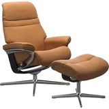 Stressless Stressless® Relaxsessel »Sunrise«, mit Cross Base, Größe S, M & L, Holzakzent Schwarz