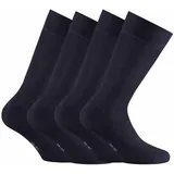 Rohner Socks Rohner Basic Unisex Socken, 4er Pack - Bambus, Kurzsocken Marine 39-42
