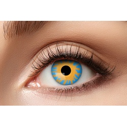 Eyecatcher Motivlinsen »Farbige magic blue Kontaktlinsen. Blau Effektlinsen. Jahreslinsen.«, farbige Kontaktlinsen blau