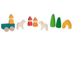 GOKI Bausteine Mein kleines Dorf