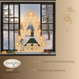 Weigla Lichterbogen Seiffener Kirche 67 x 6 cm