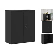 vidaXL Aktenschrank 90 x 40 x 105 cm schwarz
