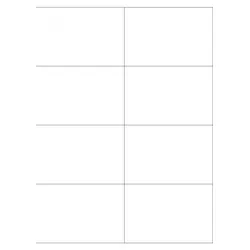 Wasser auflösbare Etiketten 105,0 x 70,0 mm(Anzahl Bögen /VPE: 50)