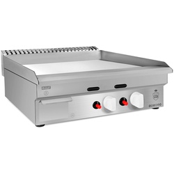RomuxRomux® - 100 cm Hartchrom-Gasgriddle 100 cm Tischplatte | Industrie-Gasgriddle für schnelles Erhitzen für professionelles Kochen