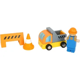 Small Foot Company small foot Baukran mit Baustellenzubehör