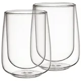 Villeroy & Boch Latte-Macchiato-Becher Set 2tlg. Artesano Hot&Cold Beverages Länge 9 x Breite Höhe 11,4 cm