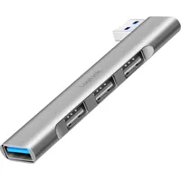Logilink USB Hub (Anschluss USB-A) 1x USB3.0 AF, 3X USB2.0 AF