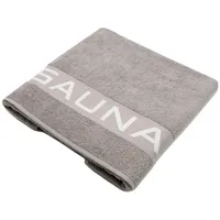 ZOLLNER Saunatuch 100% Baumwolle, 500 g/qm, 80x200 cm, grau
