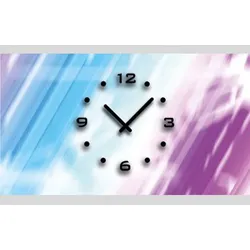 moderne Wanduhr in 3-D-Optik - Dixtime Modell: 3D-0431
