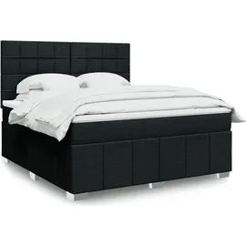 vidaXL Boxspringbett 180 x 200 cm Schwarz