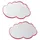 Franken Moderationskarten Wolke, 100x60mm 20 Stück, MKS53,