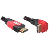 DeLock 82686 High Speed HDMI-Kabel Stecker - Stecker gewinkelt 2,0 m