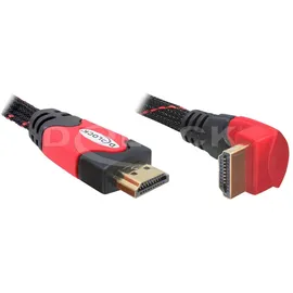 DeLock 82686 High Speed HDMI-Kabel Stecker - Stecker gewinkelt 2,0 m