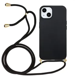 Handykette Hülle Handy Schutz für Apple iPhone 15 Case Cover Bumper Etuis Kette