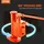 Vevor Wagenheber Stahl 25-230 mm orange 5 t / 10 t
