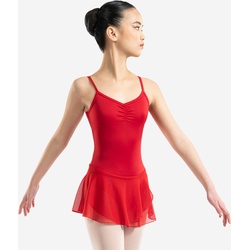 Ballett-Trikot Mädchen - rot, bordeaux|rot, Gr. 146 - 11 Jahre