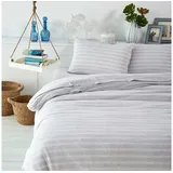 BettwarenShop Doubleface silber 200 x 200 cm + 2 x 80 x 80 cm