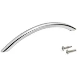 Emuca Porto 228 Mm Möbelgriff 20 Einheiten - Satin Nickel - One Size