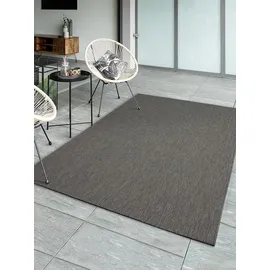 The CarPET Mistra grau Anthrazit, B:80cm H:1mm L:150cm, Polypropylen, Teppiche, Teppich, moderner In und Outdoor Teppich