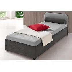 Maintal Polsterbett, wahlweise mit Bettkasten, grau/anthrazit, , 10949263-0 Microvelours