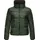 Navahoo Damen Winterjacke warm reflektierende Steppjacke in Metallic-Optik Sternschnüppchen Forest Green Gr. M - M